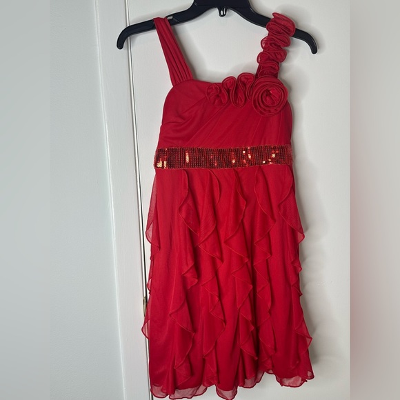 My Michelle Girl’s Formal Dress size 12 Red - Picture 1 of 4